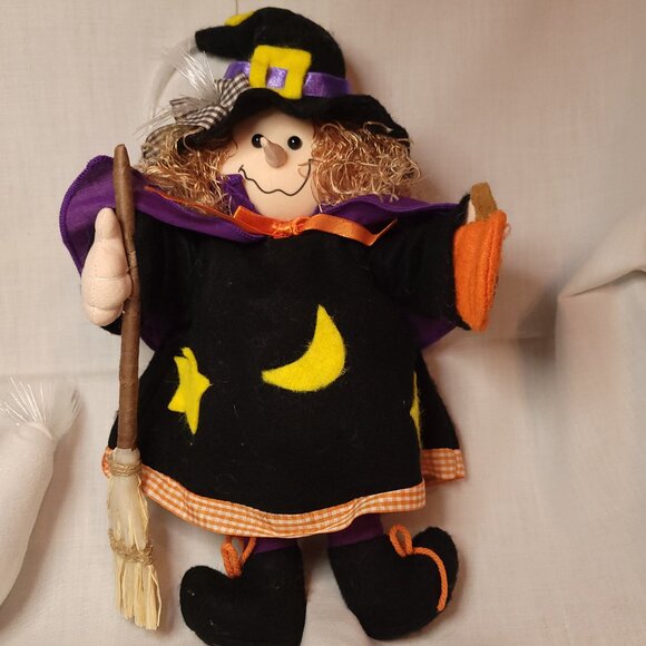Avon Halloween Glowing Plushies Witch and Ghost - Picture 2 of 16